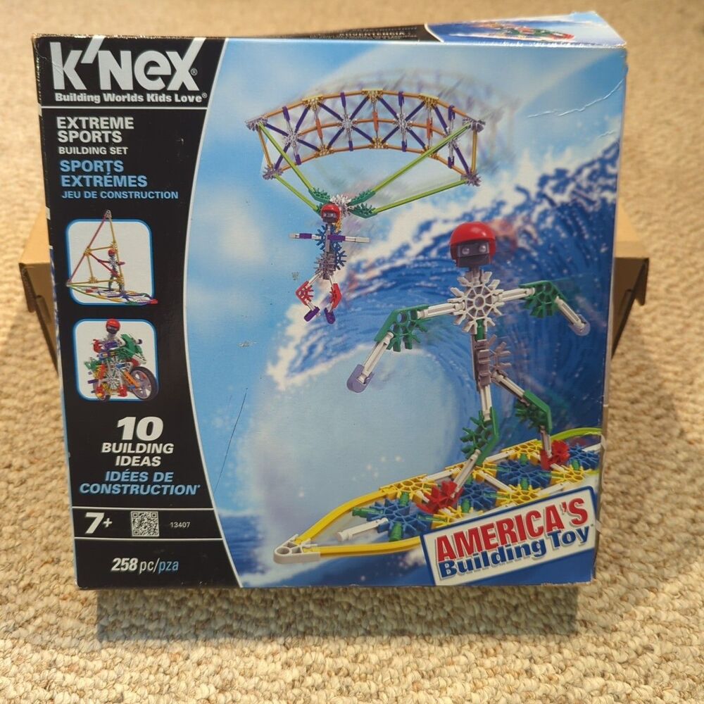 K'nex Extreme Sports Building Set Toy Complete 10 Building Ideas